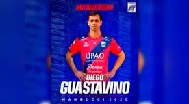Diego Guastavino jugará en la Liga 1 la próxima temporada con la camiseta del Mannucci