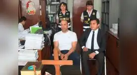 El abogado Adolfo Bazán ante la jueza del Sétimo Juzgado Penal de Lima