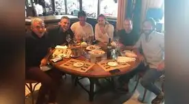 Ricardo Gareca, Jorge Burruchaga y parte del Independiente campeón 1984 almorzaron a horas de acabarse el año