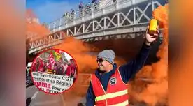 Enfermeras, docentes y abogados se unen a las protestas por las pensiones en Francia