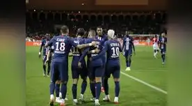 PSG y Mónaco disputaron un intenso partido en el Estadio Luis II | Foto: Paris Saint-Germain