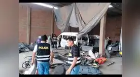 Agentes de la Dirin y Diprove intervinieron una cochera con autos desmantelados Agentes de la Dirin y Diprove intervinieron una cochera con autos desmantelados