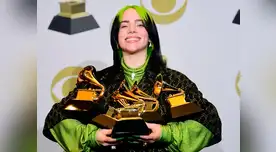 Billie Eilish se llevo varios grammy