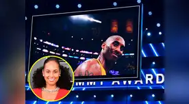 Presentadora de los Grammy 2020 se rinde ante homenaje realizado a Kobe Bryant