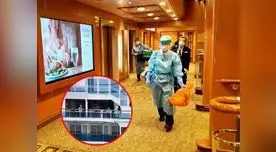 La tripulación y las personas a bordo de la embarcación Diamond Princess fueron evaluadas