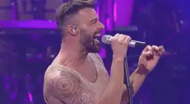 A horas de su presentación en el Festival, Ricky Martin dio una conferencia de prensa en la cual se refirió a la revuelta popular