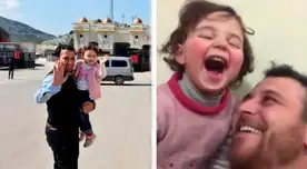 El padre afirmó que le enseñó esta dinámica a su hija para “protegerla de la crisis psicológica” .