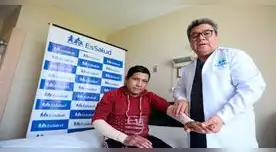 Regresa a casa tras superar quemaduras por deflagración de Villa el Salvador Regresa a casa tras superar quemaduras por deflagración de Villa el Salvador