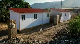 Así son los albergues temporales que envió el Ministerio de Vivienda y Construcción Así son los albergues temporales que envió el Ministerio de Vivienda y Construcción