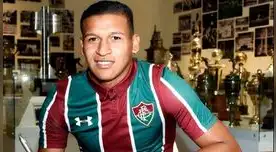Pacheco marcó su primer gol con Fluminense. Pacheco marcó su primer gol con Fluminense.