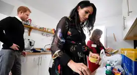 Ambos se unieron al Project Angel Food para entregar alimentos el pasado miércoles 15 de abril .