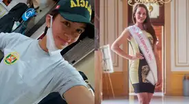 Larizza Farfán, la reina de belleza que está en primera línea de lucha contra coronavirus