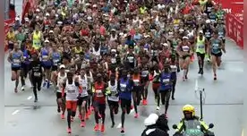 Los maratonistas señalan que es imposible correr con mascarillas. Los maratonistas señalan que es imposible correr con mascarillas.