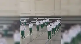 Alumnos de escuela PNP. Alumnos de escuela PNP.