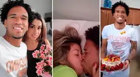 Pedro Gallese sorprendió a su esposa por su cumpleaños.