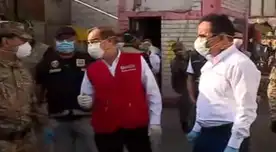 Operativo en mercado Gunzac en Los Olivos. Operativo en mercado Gunzac en Los Olivos.