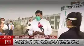 El alcalde de Santa Anita propone trasladar a los agricultores de hortalizas  al Gran Mercado Mayorista de Lima.