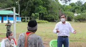 Martín Vizcarra se reunió con miembros de la comunidad indígena “El Pilar”.