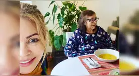 Gisela feliz por vivir con su mamá