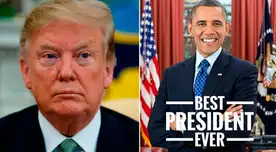 Donald Trump vs. Barack Obam.