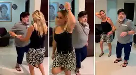 Diego Maradona y su polémico video es viral en las redes sociales.