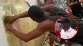 Al dueño del camión solo le quedó llorar. Al dueño del camión solo le quedó llorar.