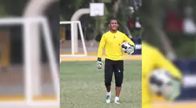 Johnny Vegas aún no sale de su asombro al conocer al ex golero paraguayo.