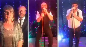 El hombre continuó cantando a pesar del ataque al corazón que sufrió.