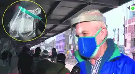 El uso del protector facial es obligatorio a partir de hoy.