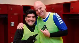Maradona e Infantino vuelven a estar enfrentados.