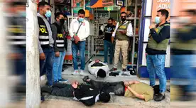 Los agentes frustraron el asalto a una botica donde funciona un agente bancario.