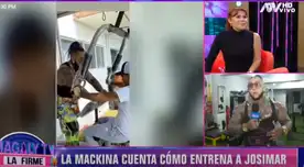 Josimar entrena con la 'Mackina' para ser un chico fitness