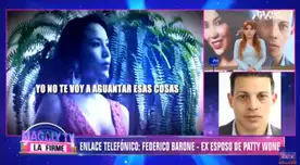 La expareja de Patty Wong, Federico Barone, señaló estar sorprendido que lo hayan acusado de estar detrás de la denuncia por despido de uno de sus trabajdores.