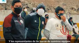 Líderes de las barras bravas fueron a llevar ayuda social. Líderes de las barras bravas fueron a llevar ayuda social.