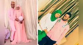 La pareja de esposos de Nigeria.