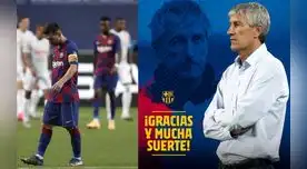 Quique Setién no va más en el Barcelona.
