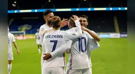 Los franceses festejan con Mbappé