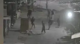 Las cámaras de seguridad de la zona captaron los hechos.