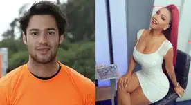 Las cámaras de Magaly TV: La Firme captaron a Deysi Araujo visitando a Joshua Ivanoff antes del toque de queda, y posando al día siguiente en su balcón.