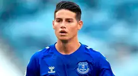 James Rodríguez tuvo un buen debut en Premier League.