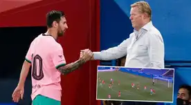 Lionel Messi vuelve a marcar con Barcelona.