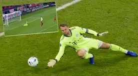 Manuel Neuer fue figura en la Supercopa de Europa.
