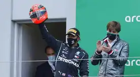 Mick el hijo de Schumacher le entregó casco de su padre a Hamilton.