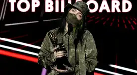 Billie Eilish se coronó como Mejor Artista Femenina en los Premios Billboard 2020, y durante su mensaje de aceptación llamó a la prevención en la pandemia.