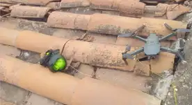 Fiscalía de Cusco investiga el hallazgo de dos celulares amarrados a un drone sobre el techo del penal Q’enqoro Fiscalía de Cusco investiga el hallazgo de dos celulares amarrados a un drone sobre el techo del penal Q’enqoro