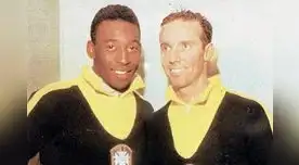 Pelé  y Zagallo una amistad de muchos años.