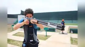 De Souza entrena la modalidad fosa olímpica De Souza entrena la modalidad fosa olímpica