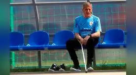 Washington Tabarez el seleccionador de Uruguay.