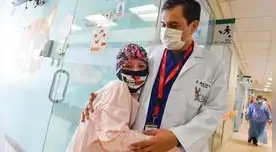 Niña se recuperó favorablemente Niña se recuperó favorablemente