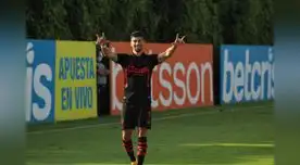 Amoroso feliz por sus goles marcados en goleada del Melgar 6-0 a Llacuabamba.